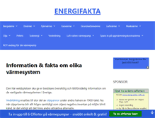 Tablet Screenshot of energifakta.nu